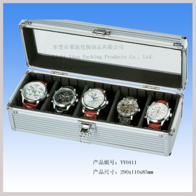 东莞市莱迪铝箱制品厂供应铝质手表盒，首饰盒