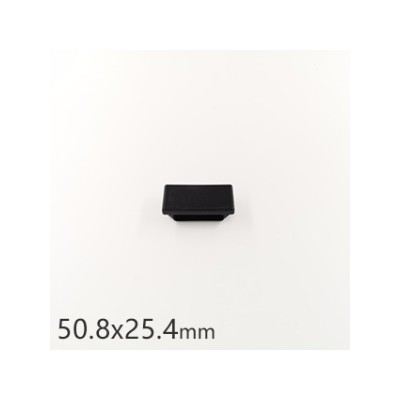 矩形管塞50.8x25.4mm钢管塑料堵头方钢端盖闷头盖帽